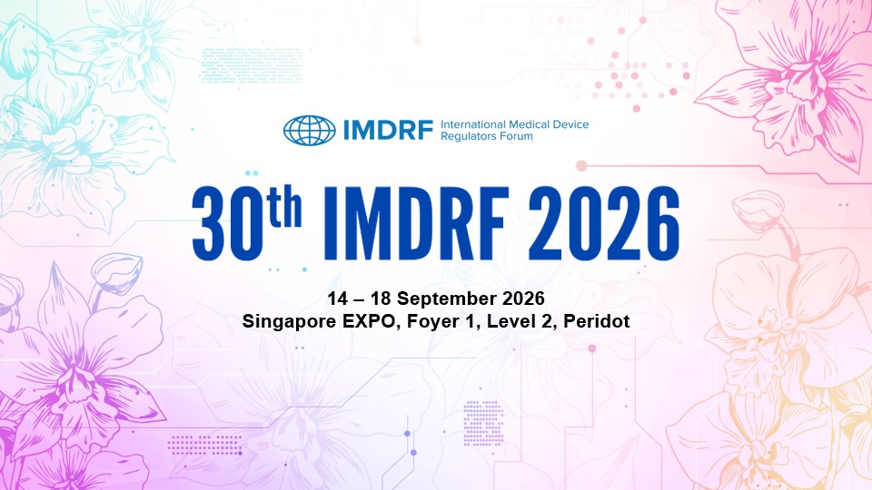 Flyer for 30 IMDRF 2026
