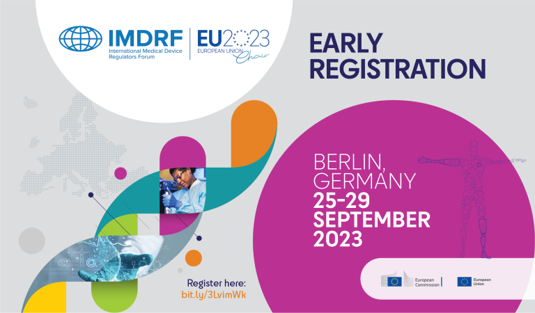 IMDRF Meetings, Berlin, 25-29 Sep - save the date